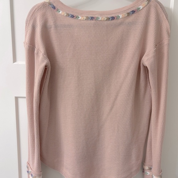 Free People Rainbow Thermal Tee - Picture 3 of 6